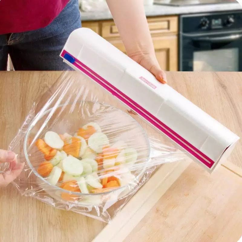 Rotatable Cling Film Wrapping Paper Cutter, Packaging Dispenser With Cutter, Storage Preservative Film Roll Case With Cutting Blade, New Cling Film Cutter, Food Wrap Dispenser Cutter Rotatable Cling Film Wrapping Paper Cutter, Packaging Dispenser With Cutter, Storage Preservative Film Roll Case With Cutting Blade, New Cling Film Cutter, Food Wrap Dispenser Cutter